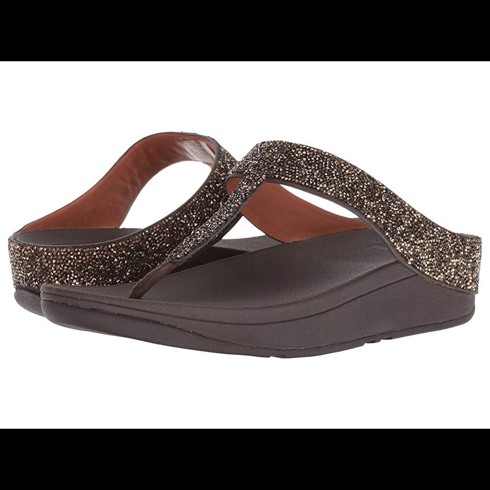 Fitflop Fino Quartz New With Tags Size 10 Gold